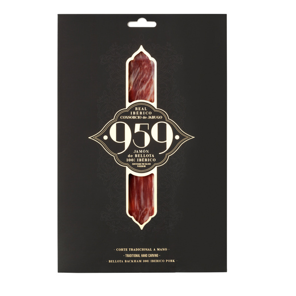 西班牙959冷藏100%橡果饲养伊比利亚风干火腿切片(后腿)