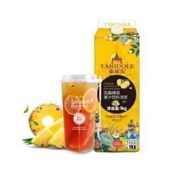 泰果乐凤梨绿茶味果汁1kg混合果味浓缩汁水果复合饮料浓浆