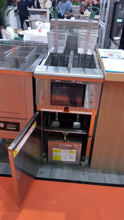立式雙缸電炸爐