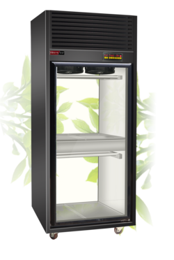 前后玻璃单门智能晾鸭柜