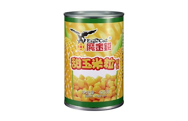 广州鹰金钱食品集团有限公司 甜玉米粒罐头