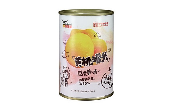 广州鹰金钱食品集团有限公司 黄桃罐头