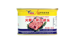 广州鹰金钱食品集团有限公司  火腿午餐肉罐头
