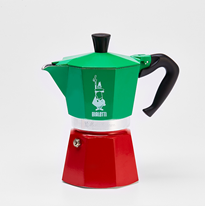 比乐蒂意大利三色旗摩卡壶 