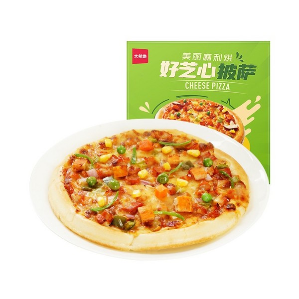杭州大希地科技股份有限公司   美麗麻利烘好芝心披薩（秘制雞肉味）