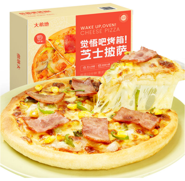 杭州大希地科技股份有限公司   美麗麻利烘好芝心披薩（培根味）