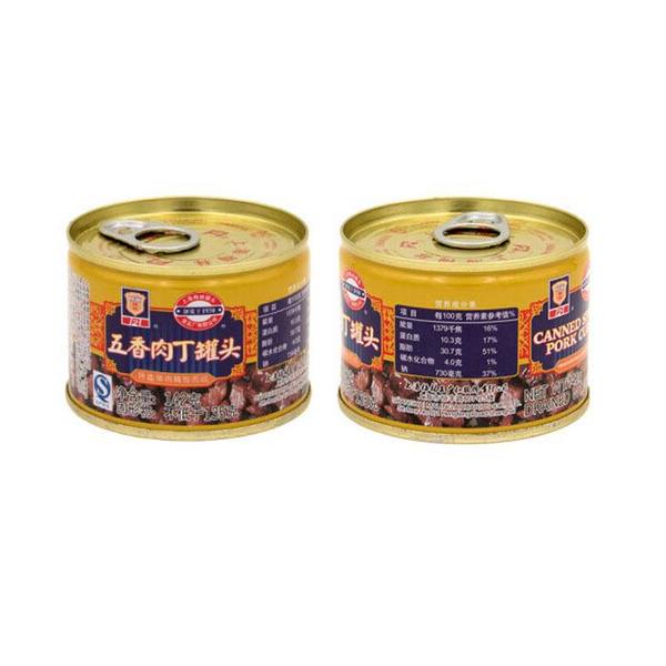 杭州祁嘉食品有限公司  五香肉丁罐头