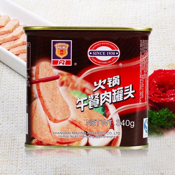 杭州祁嘉食品有限公司  火锅午餐肉罐头
