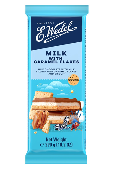 牛奶焦糖脆饼干夹心牛奶巧克力制品