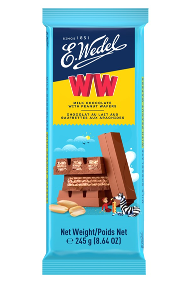 WW花生威化牛奶巧克力制品