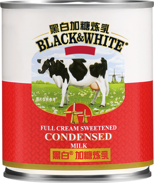 黑白加糖炼乳