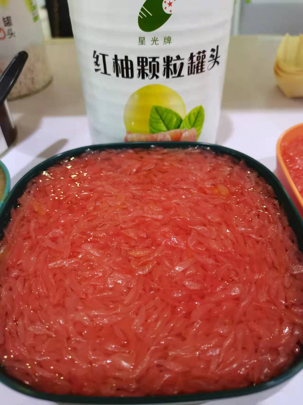 紅柚顆粒罐頭