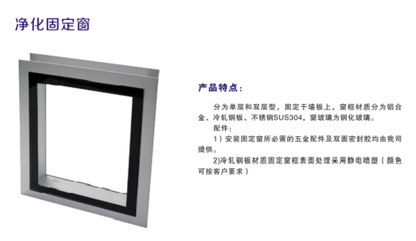 固定净化窗