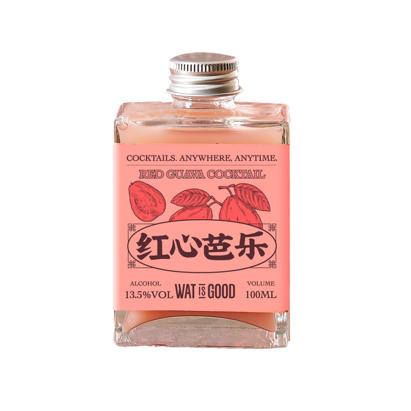 红心芭乐鸡尾酒