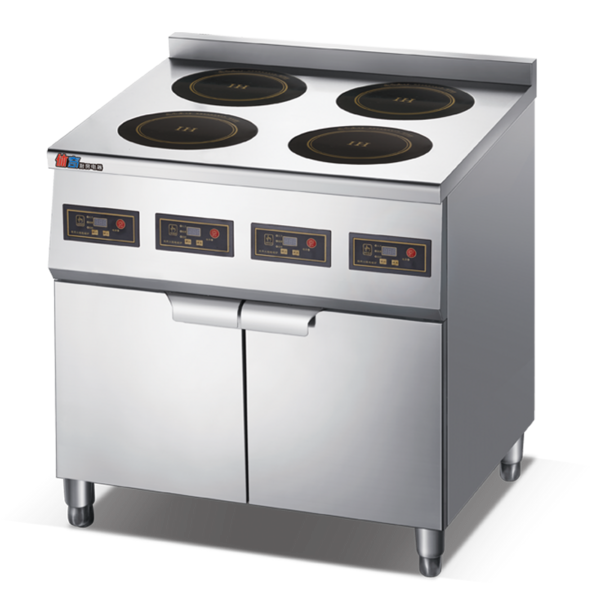 柜式四头电磁煲仔炉