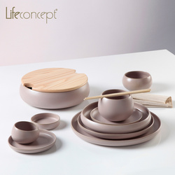 life concept天圓系列陶瓷餐盤