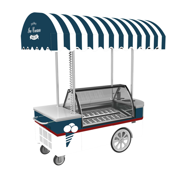 冰淇淋展示柜冰淇淋車cart12