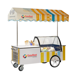 冰淇淋展示柜冰淇淋车GELATO CART 10