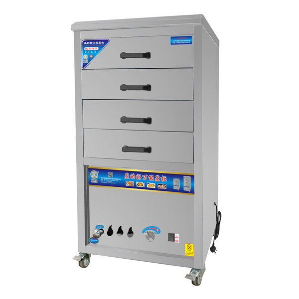 商用燃气款四层蒸柜