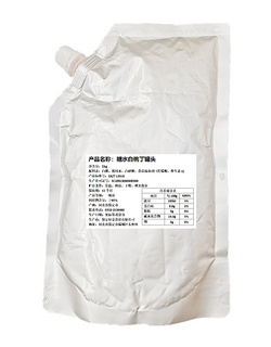 糖水白桃丁罐頭1kg