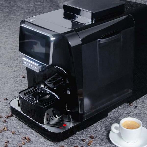 卜合电器 T1 新品意式现磨全自动一键触屏家商用一体咖啡机黑色 黑色