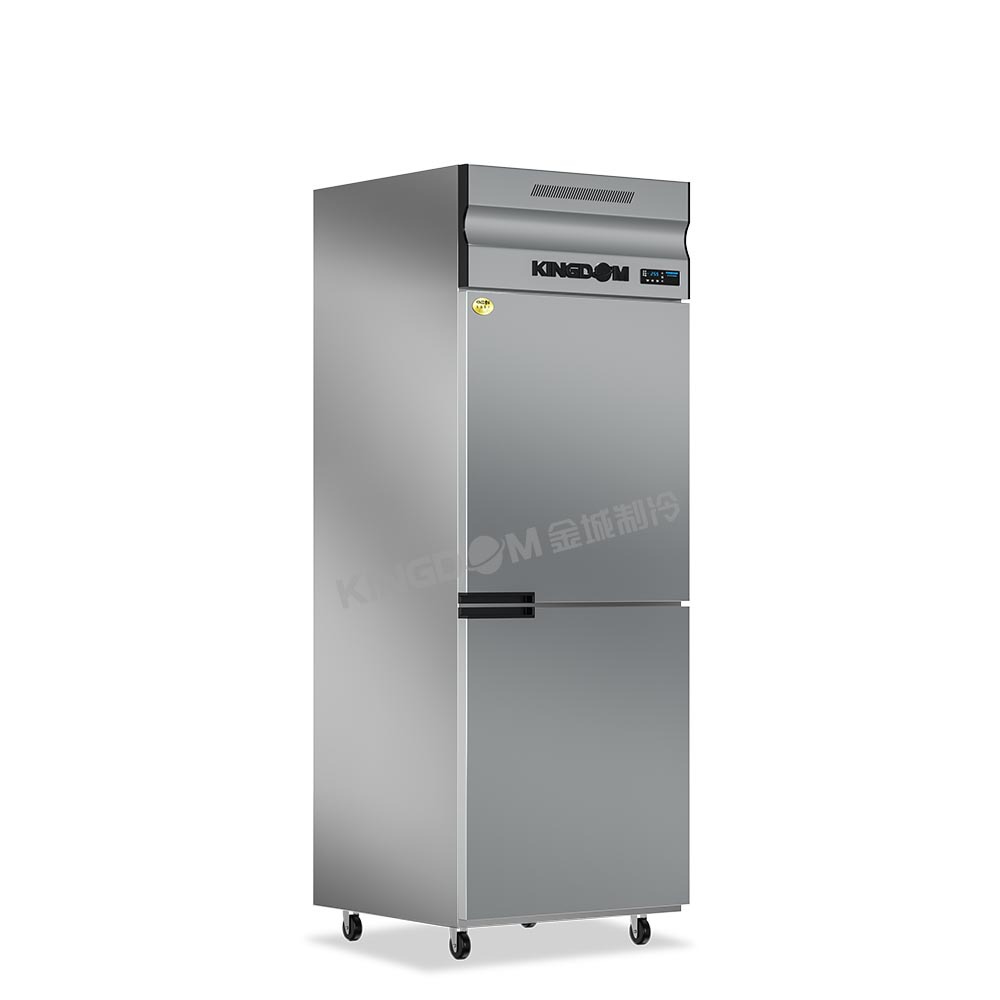 金城制冷不锈钢商用厨房冰箱立式冷藏冷冻双温柜 可插烤盘四/六门
