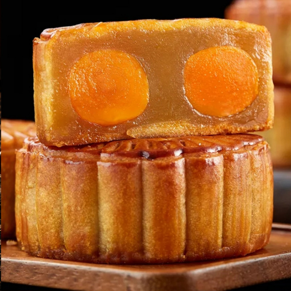 珠江饼业广式双黄白莲蓉月饼