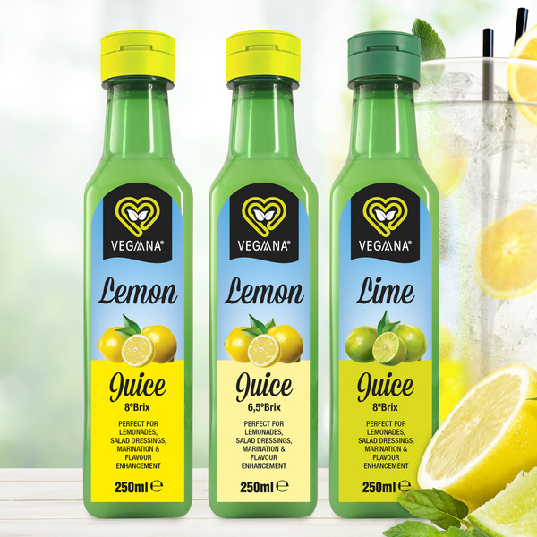 西班牙原瓶进口 浓缩柠檬汁250ml 0脂肪柠檬汁 佐餐去腥提鲜无添加糖浓缩原汁调酒冲饮专用蛋糕烘焙专用奶茶店专用调料