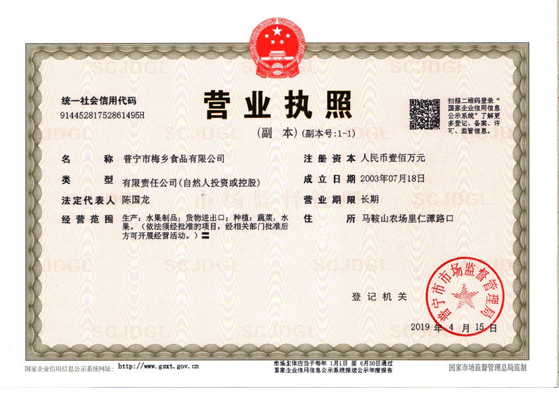 营业执照