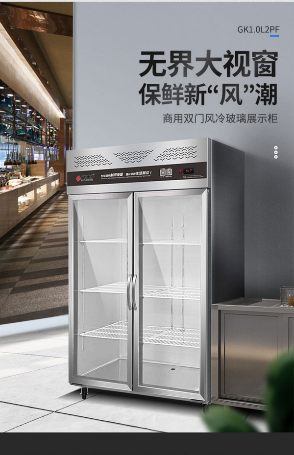 GT1四门六门冷柜冰箱冷藏冷冻双温保鲜柜