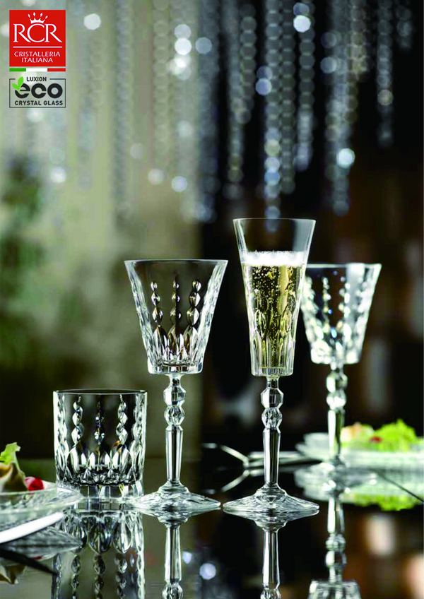 意大利原装进口RCR皇冠玛丽莲水晶杯红酒杯
