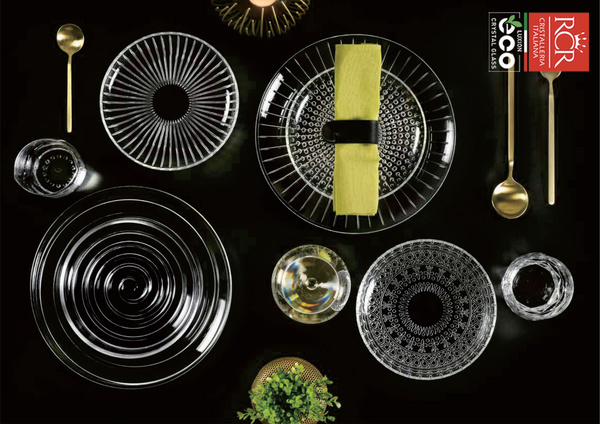 意大利原装进口RCR皇冠水晶餐碟