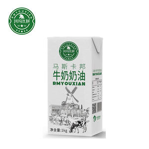 润玛优鲜马斯卡邦牛奶奶油1kg*12盒