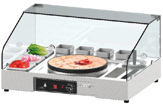 Crepe countertop serving station