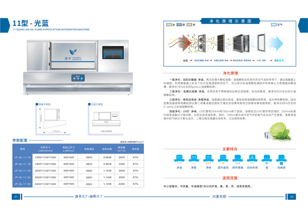 11型-光蓝油烟净化器