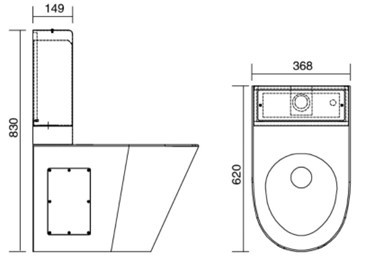 带水箱马桶Toilet with tank
