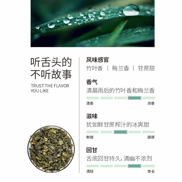 丹艺竹香铁观音乌龙茶500g