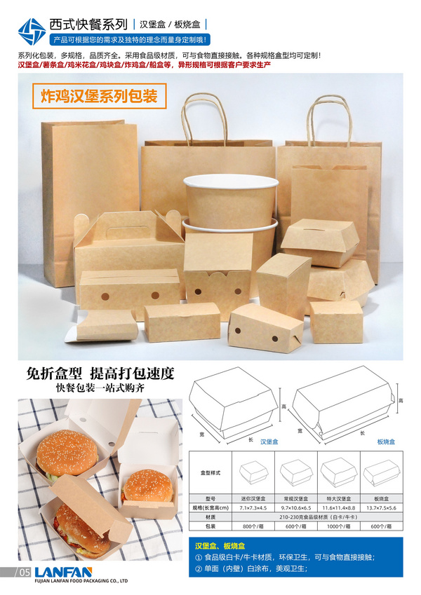 漢堡盒/板燒盒