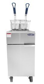 燃气立式三管炸炉