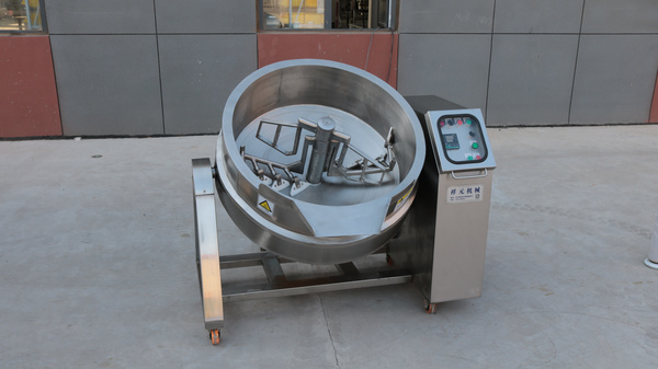 可顷式双向下搅拌炒锅