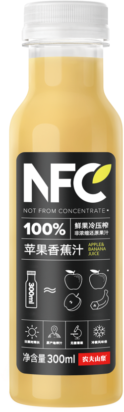 NFC香蕉苹果汁