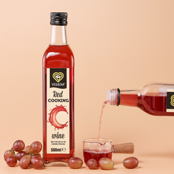 西班牙原瓶原裝進(jìn)口 0糖0脂0卡 Vegaana紅葡萄調(diào)味料酒 500ml 古法液態(tài)發(fā)酵烹飪調(diào)味汁味林味淋 烹飪?nèi)バ仍鲺r解膩提味 西餐調(diào)味輕食健身家用水果食用調(diào)味料