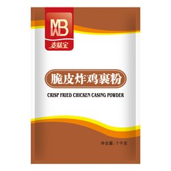 脆皮炸雞裹粉