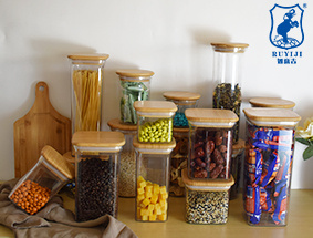 竹盖密封易扣罐