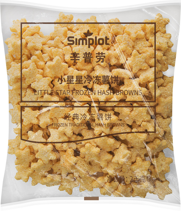 小星星冷冻薯饼