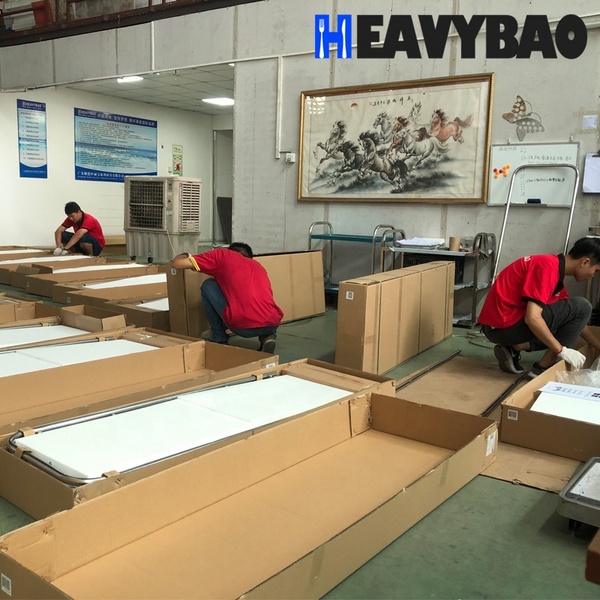 Heavybao Commercial Equipment Lightweight Stainless Steel Knocked-Down Cart And Tube Trolley Food Serving Trolley For Restaurant