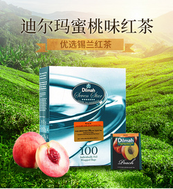Dilmah 100片裝 蜜桃味紅茶