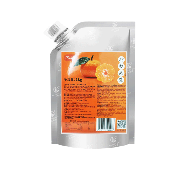 高师傅果心怡甜桔果泥商用烘焙慕斯蛋糕红树莓果酱面包夹心果茸