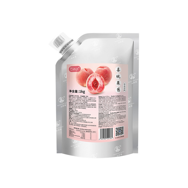 果心怡喜桃果酱1kg