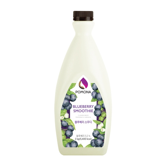 蓝莓浓浆  Blueberry smoothie       